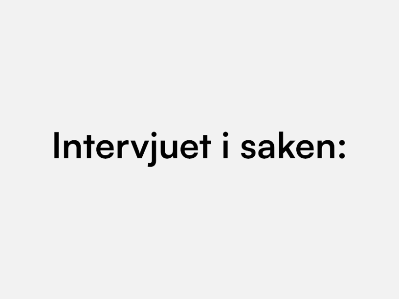 Intervjuet I Saken (1)